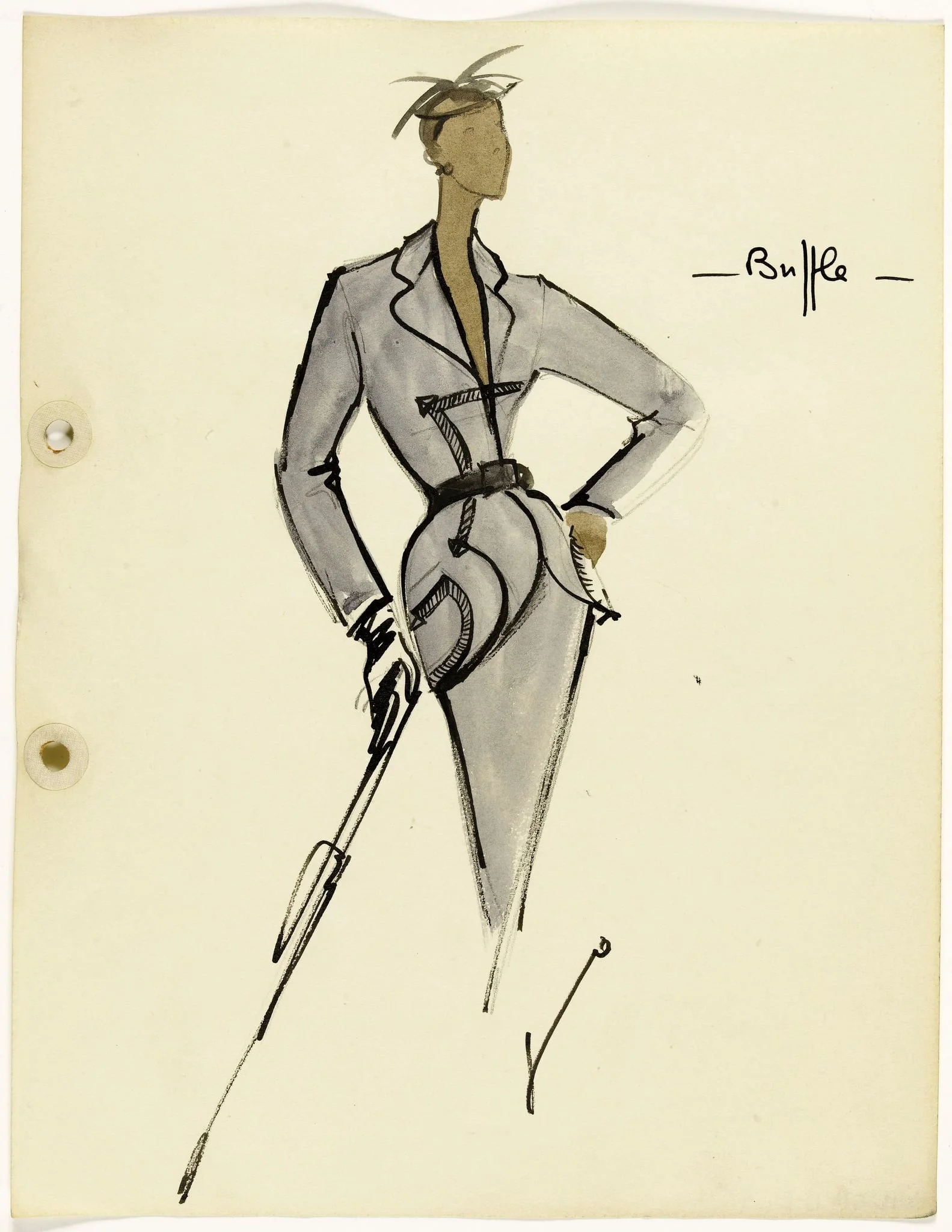 'Buffle', by Marie-Louise Carven, 1951