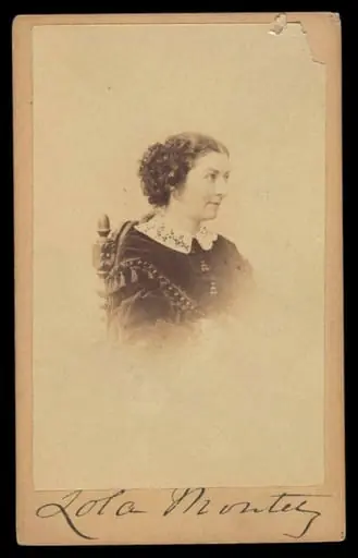 A portrait of 'Lola Montez'