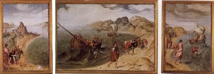 Triptiek van de Brugse visverkopers