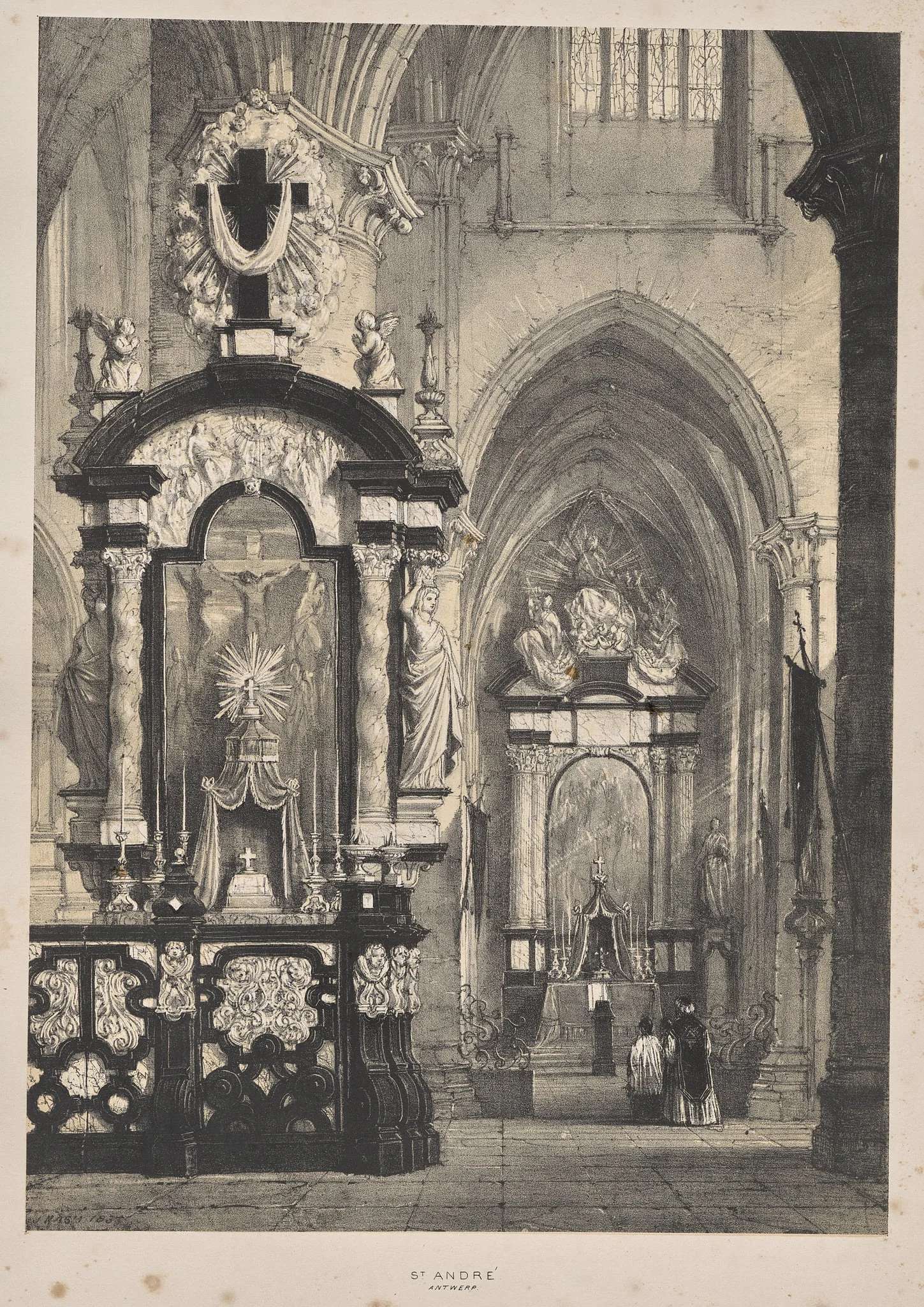 Architecture of the Middle Ages:  St. Andre, Antwerp