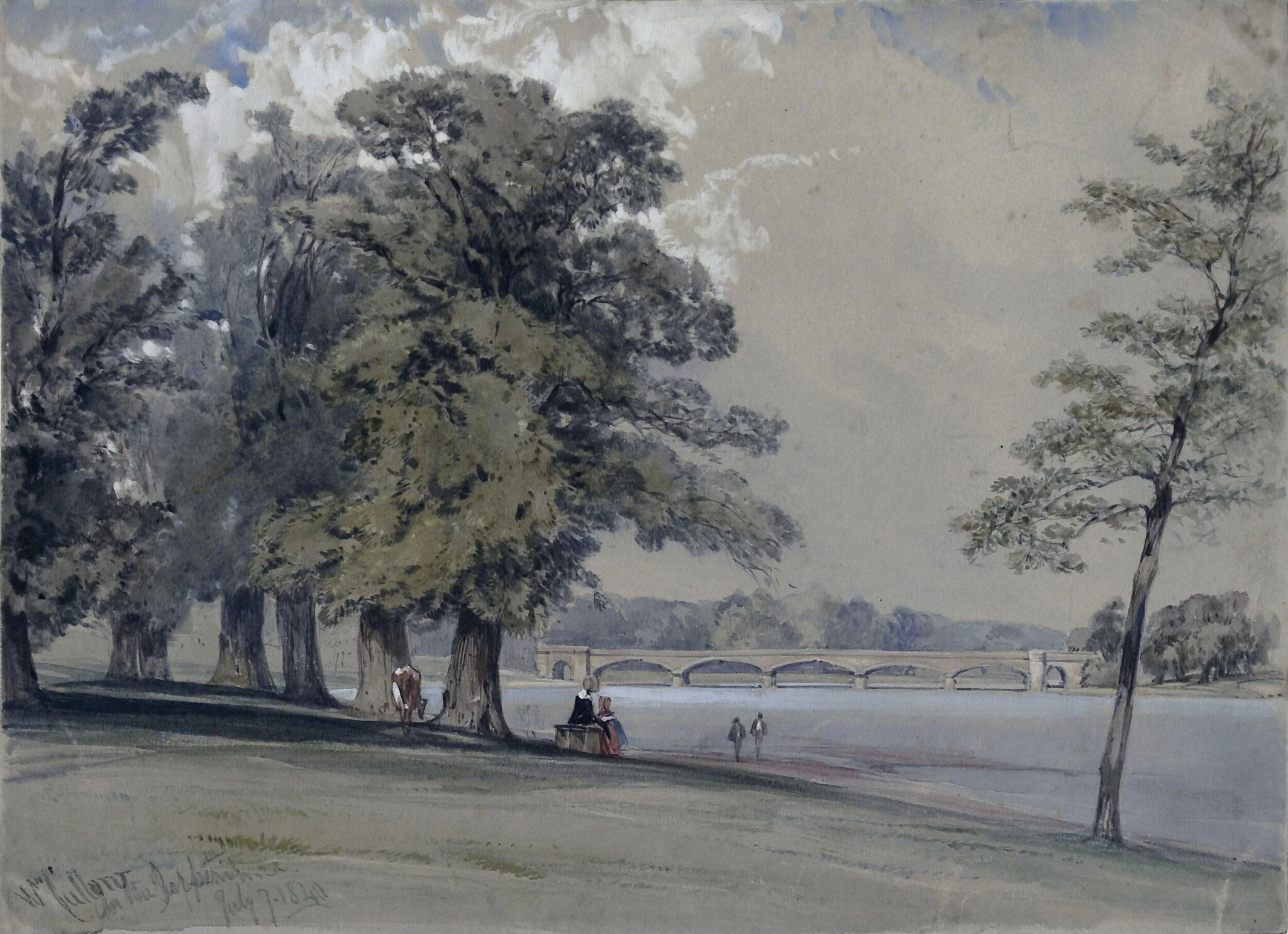 View on the Serpentine, Hyde Park