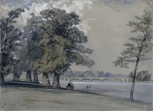 View on the Serpentine, Hyde Park