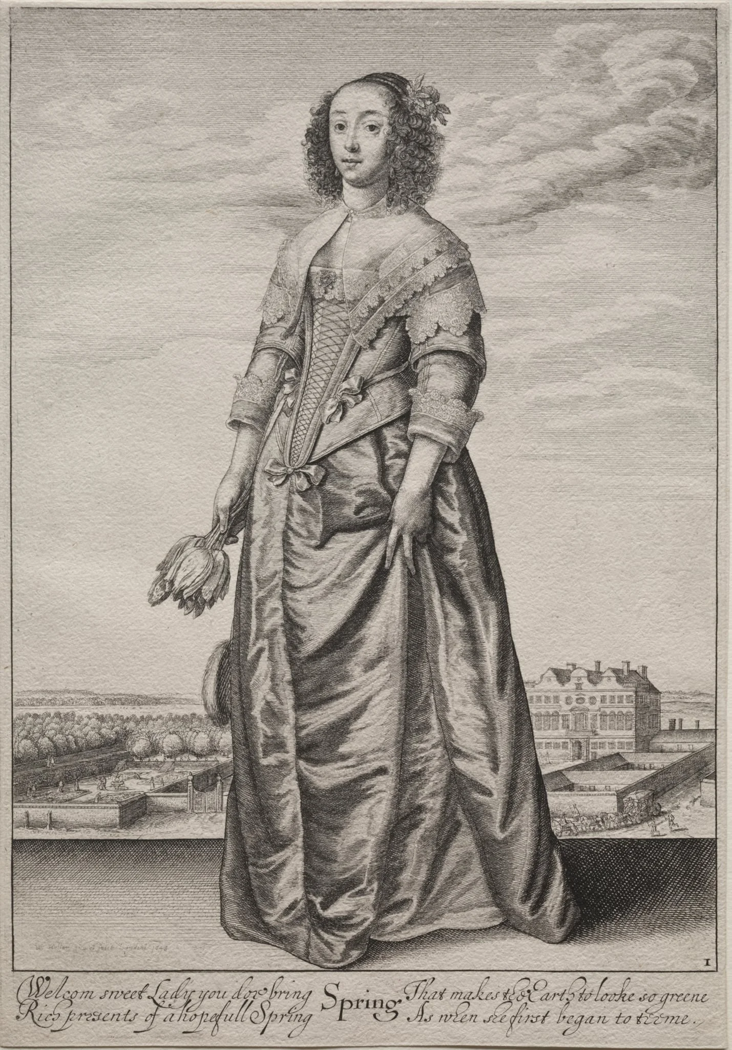 The Seasons:  Spring, by Wenceslaus Hollar, 1644