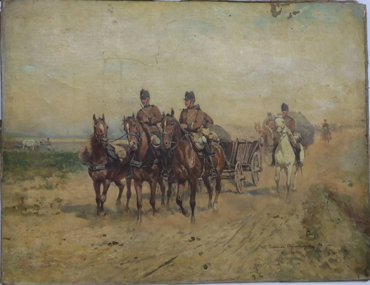 Coloana regimentară (tren regimentar de artilerie)