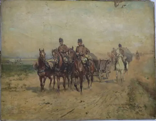 Coloana regimentară (tren regimentar de artilerie)