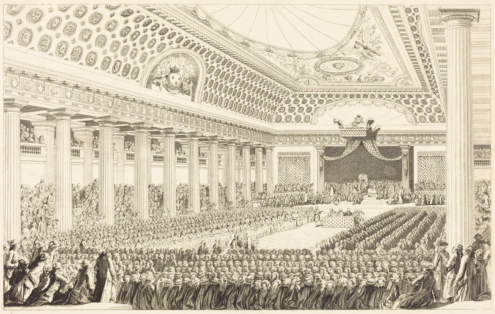 Ouverture des Etats-Généraux à Versailles, le 5 mars 1789