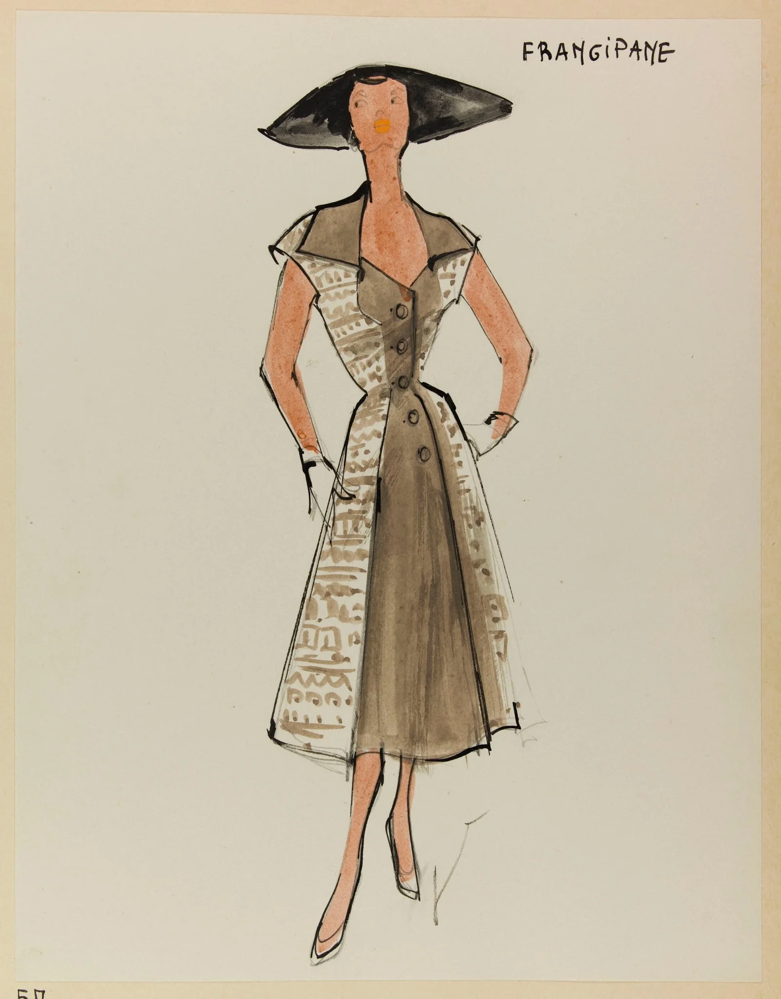 Frangipane, by Carven, 1953