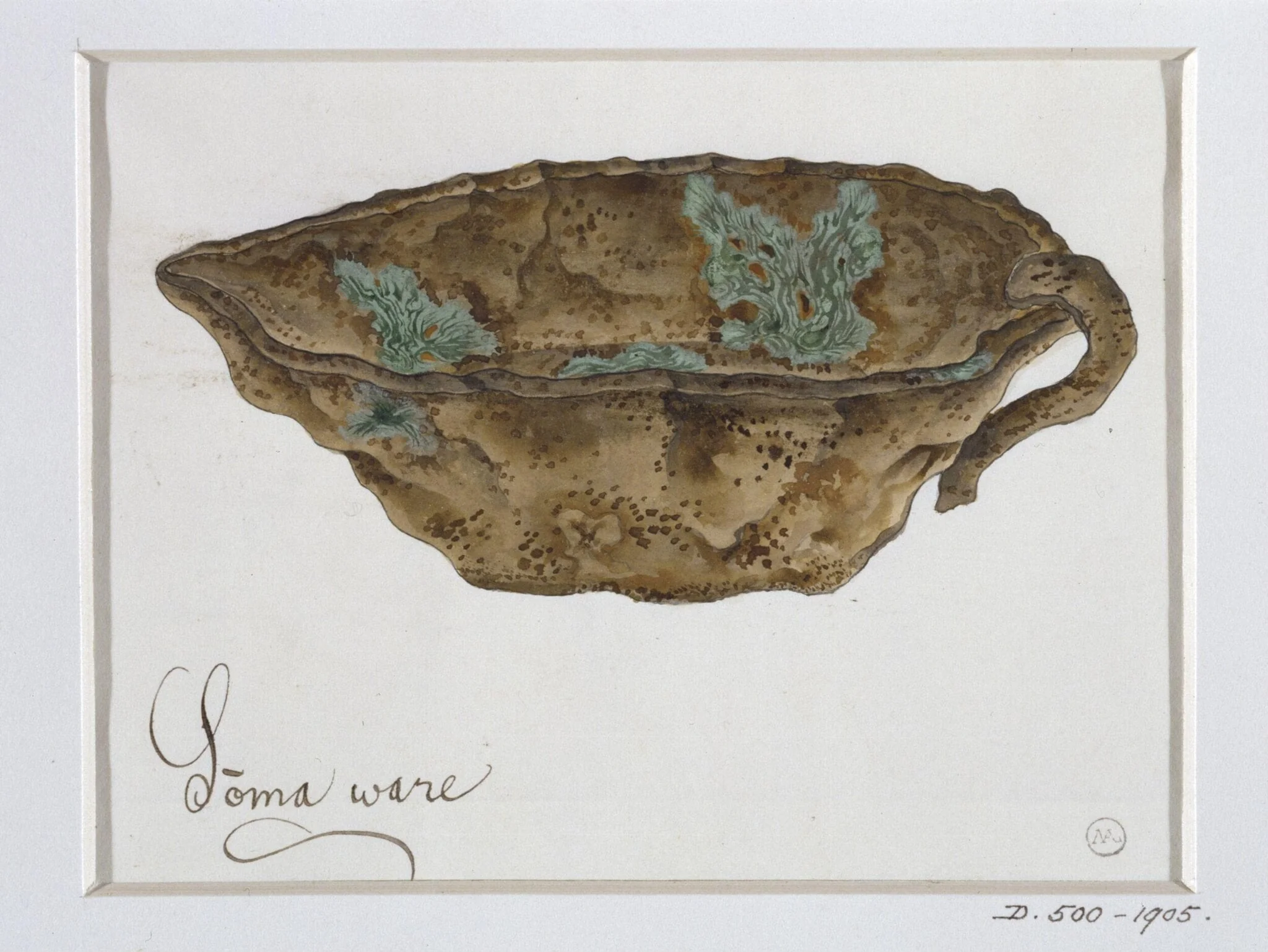 Sōma ware, by Unknown, paint, 1877
