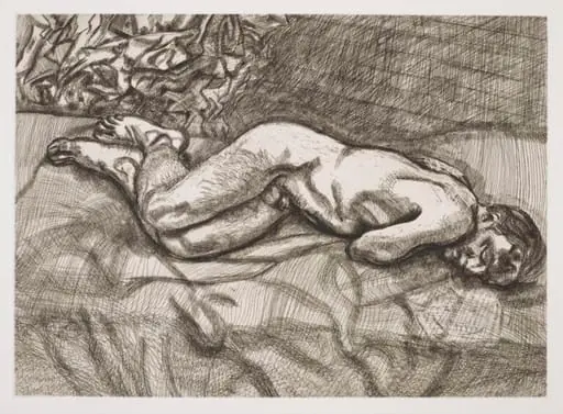 Naked Man on a Bed