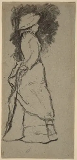 Standing Woman in Profile