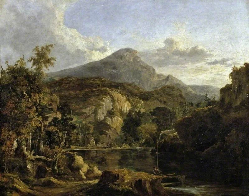 View in the Highlands, by George Vincent, oil, 1827