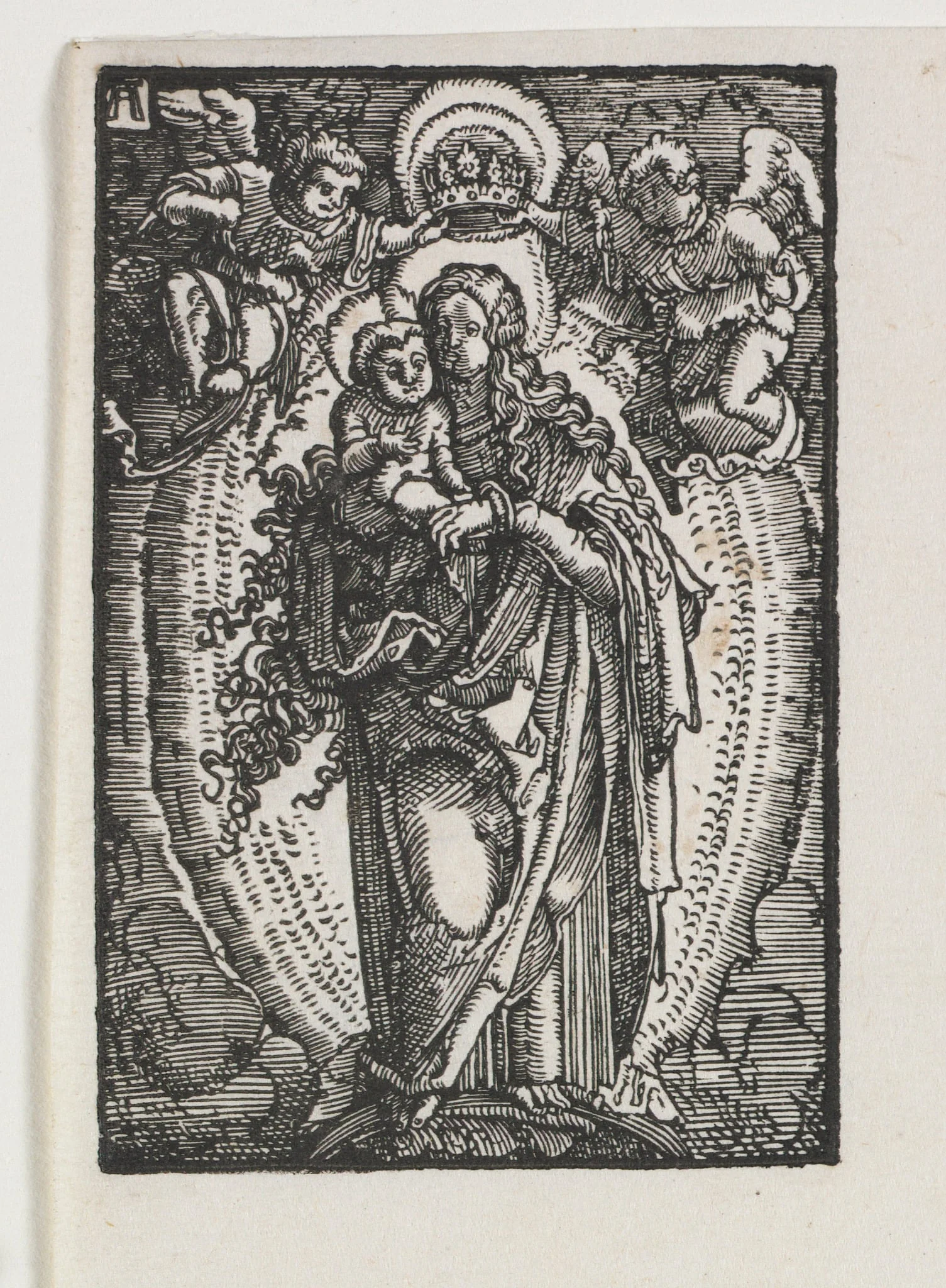 The Fall and Redemption of Man:  The Virgin as Queen of Heaven, by Albrecht Altdorfer, 1513