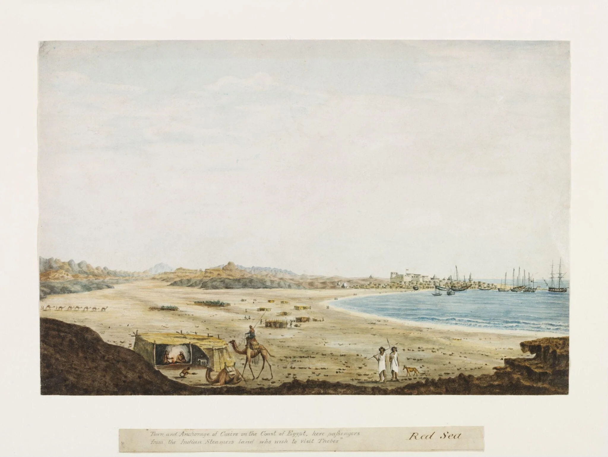 Town & Harbor of Cosire Red Sea