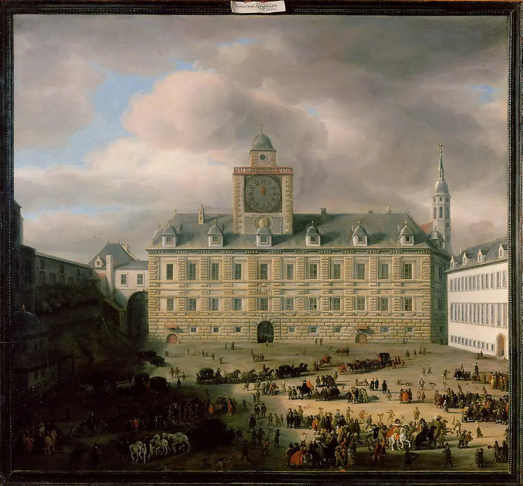 View of the Hofburg in Vienna