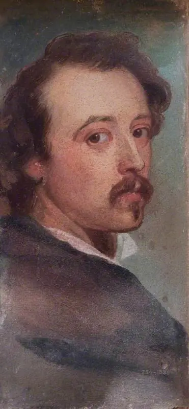 Portrait of a Man (sketch for a mural in the Villa Carreggi)
