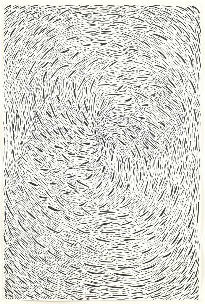 Untitled, by James Siena, ink, 1996