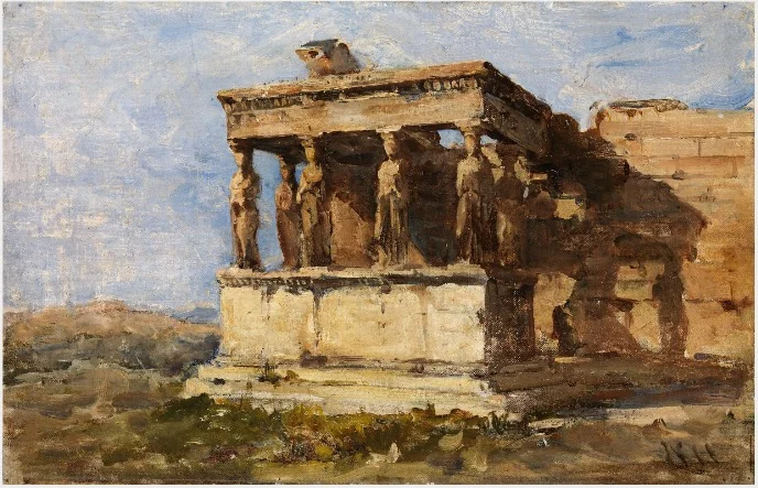 Caryatids, by Nathaniel Hone the Younger, unspecified, 1881
