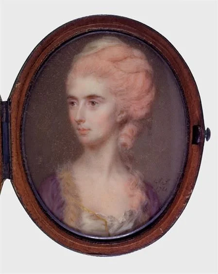 Portrait of a lady, by John Smart, watercolor, 1791