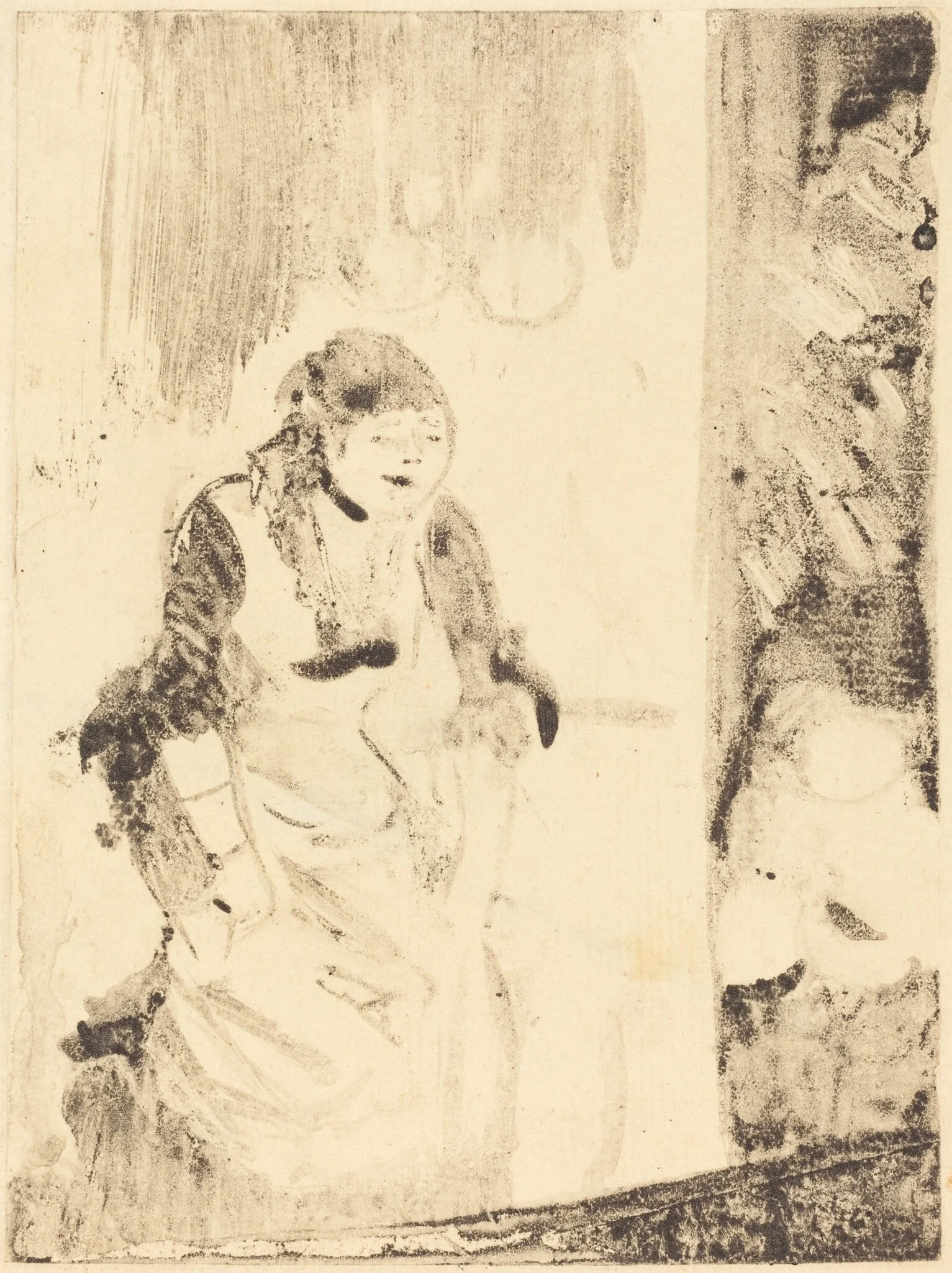 Mlle Bécat, by Edgar Degas, 1878