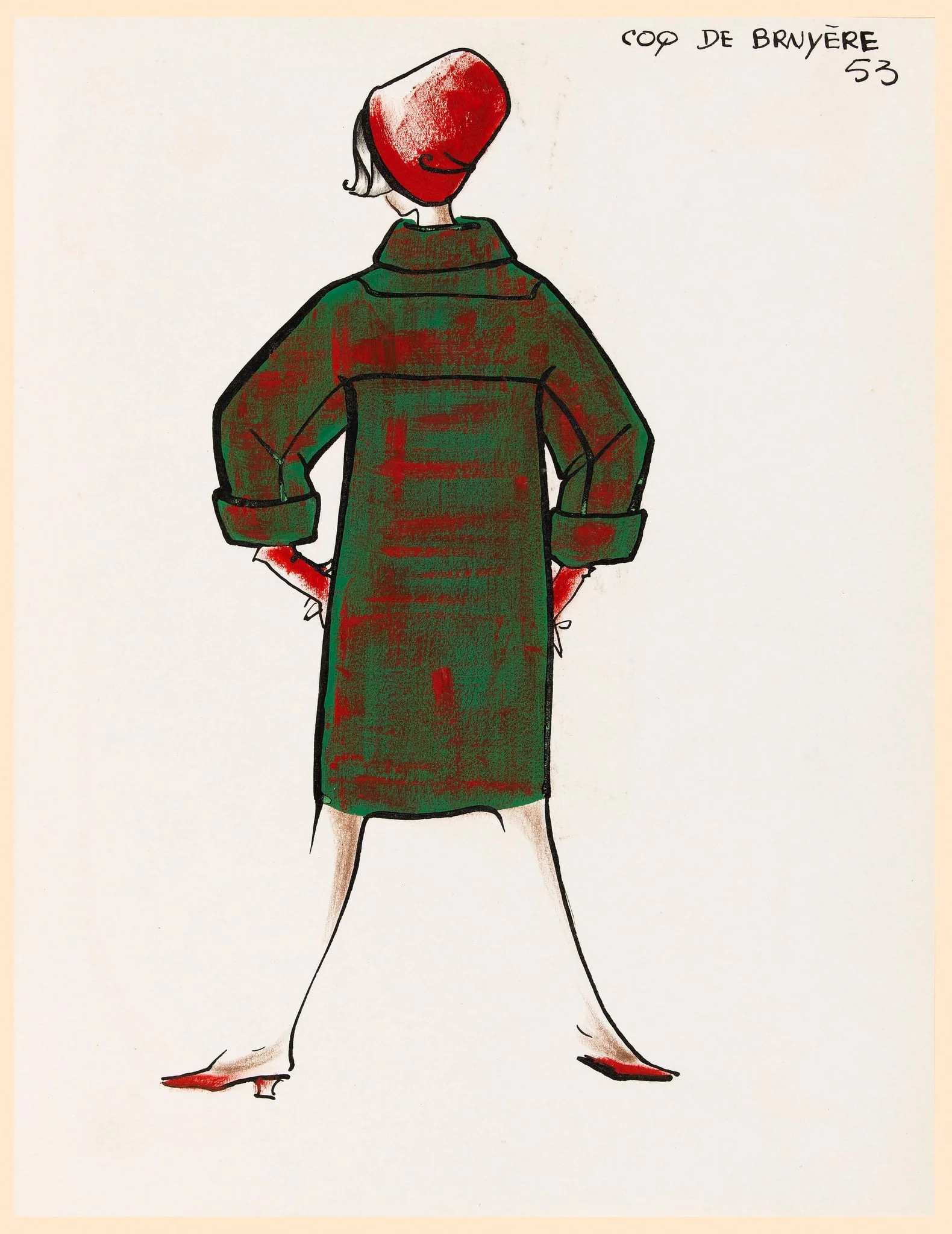 Coq de Bruyère, by Marie-Louise Carven, 1962