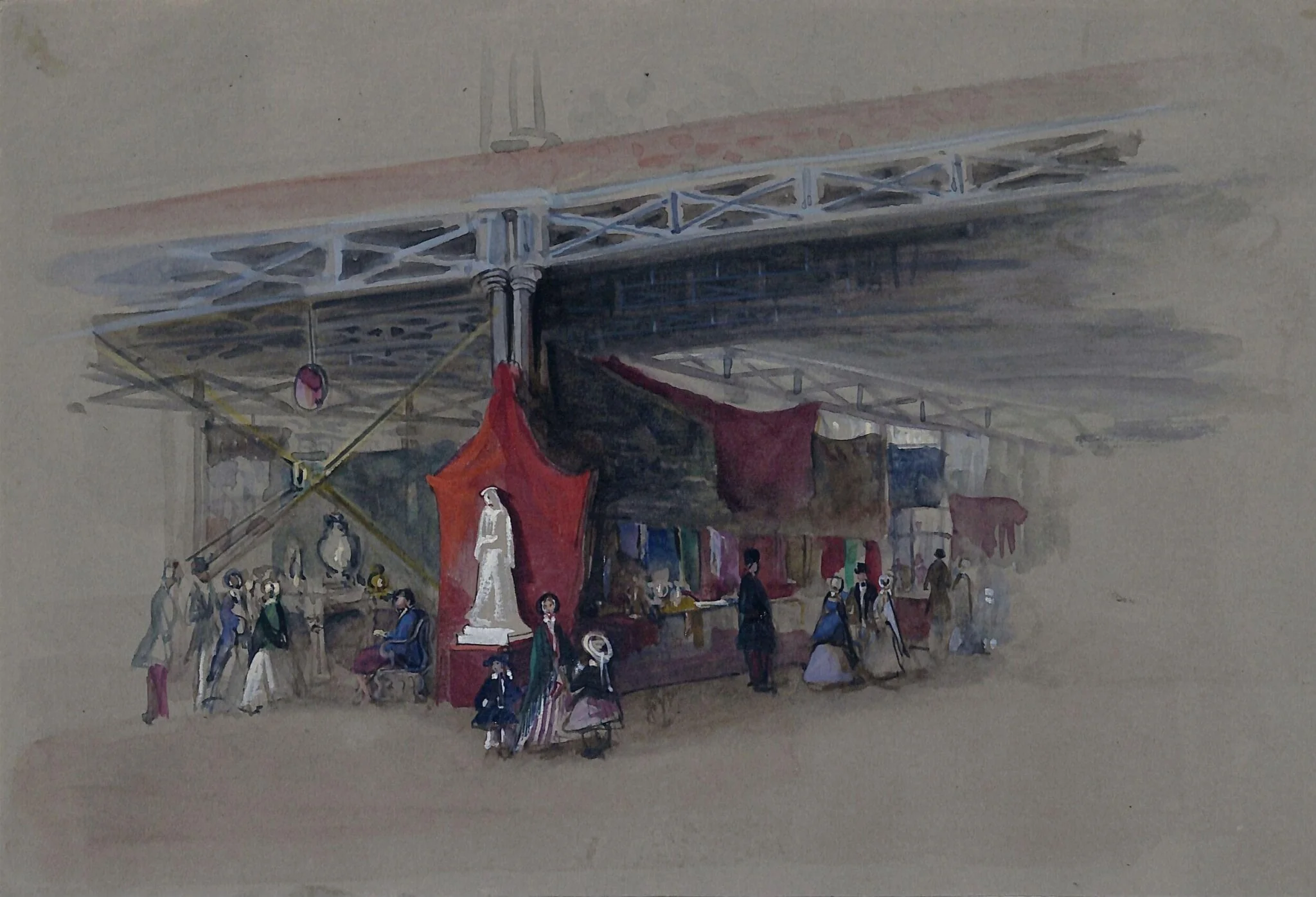 Watercolour of the Great Exhibition