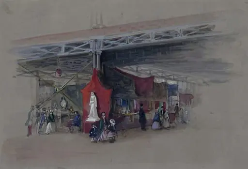 Watercolour of the Great Exhibition