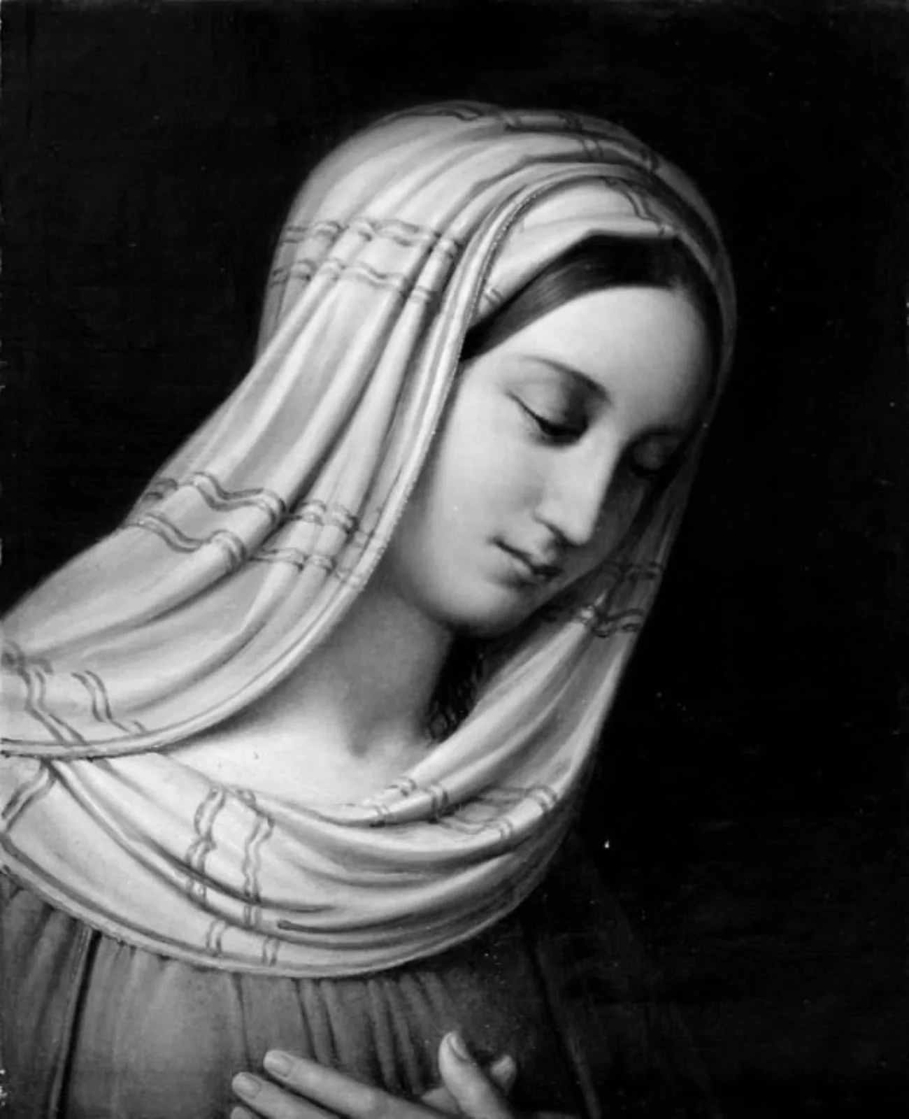 Madonnahovede, by Unknown, 1816
