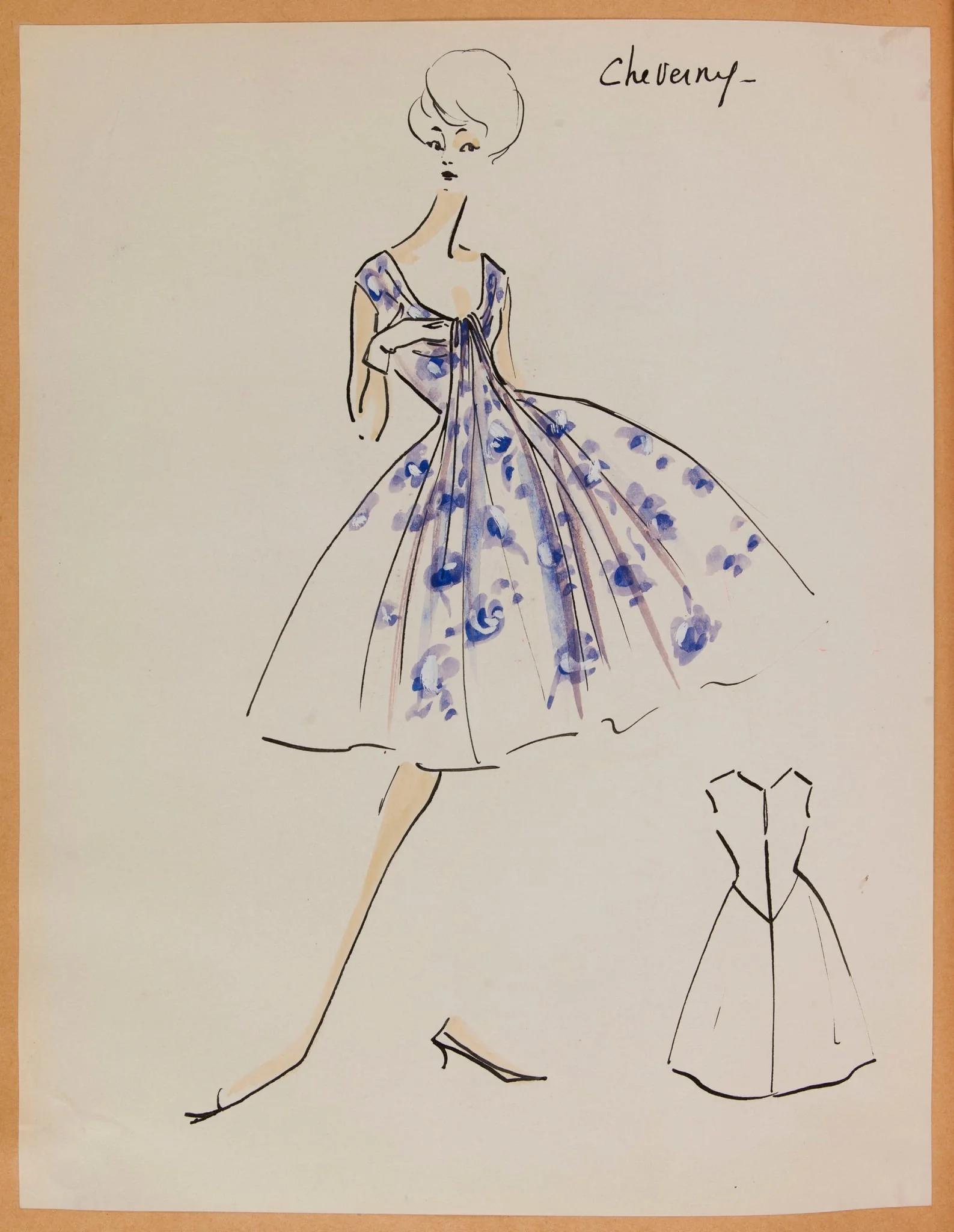 Cheverny, by Carven, 1958