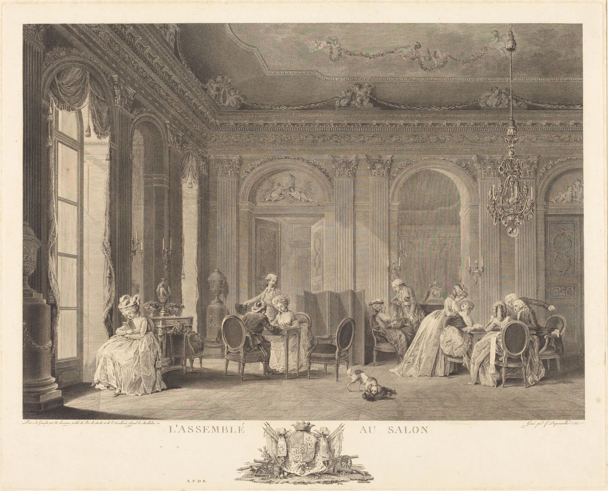 L'assemblee au salon
