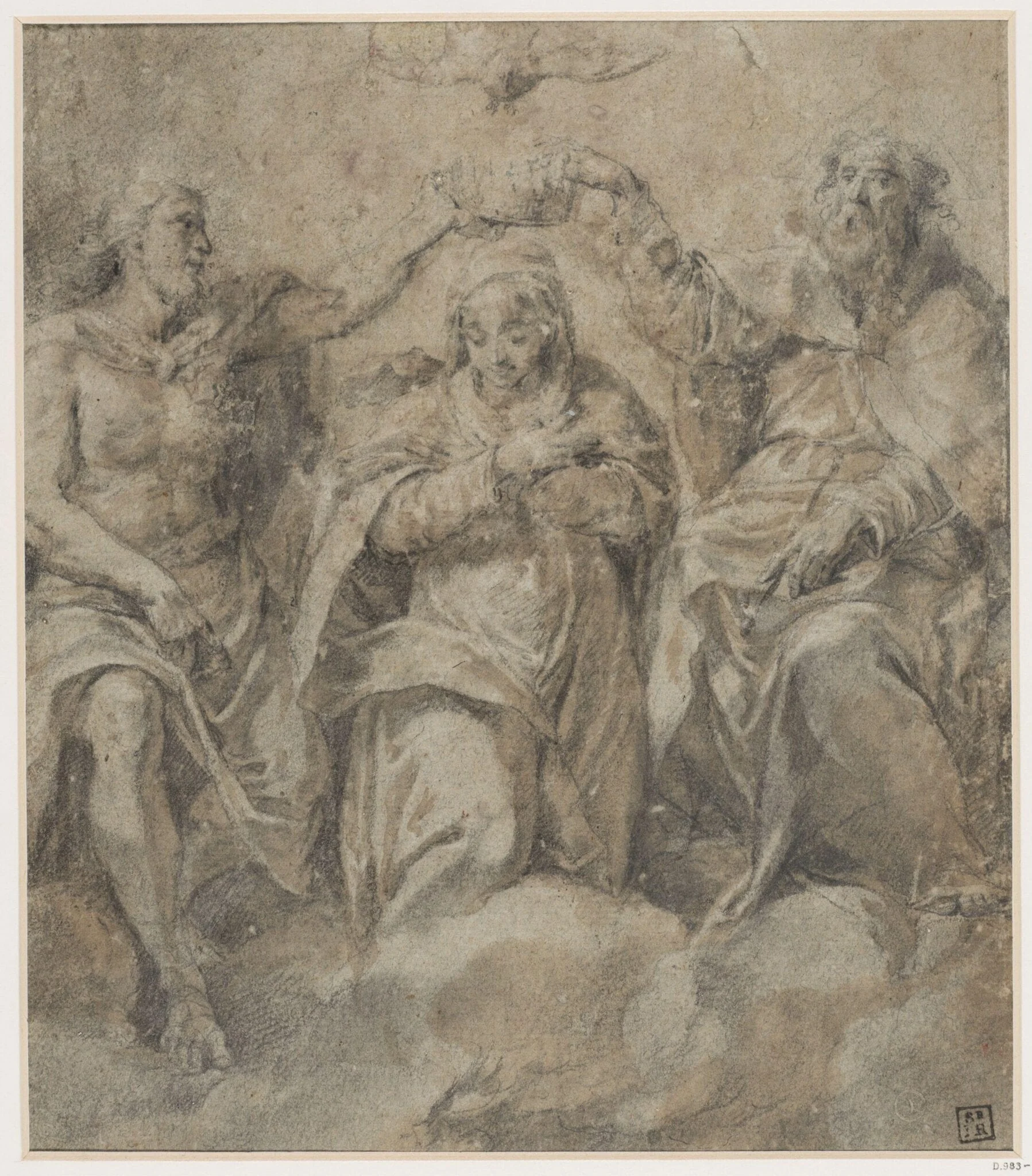 The Coronation of the Virgin, by Unknown, 1550