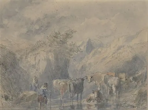 Cattle at a Pool