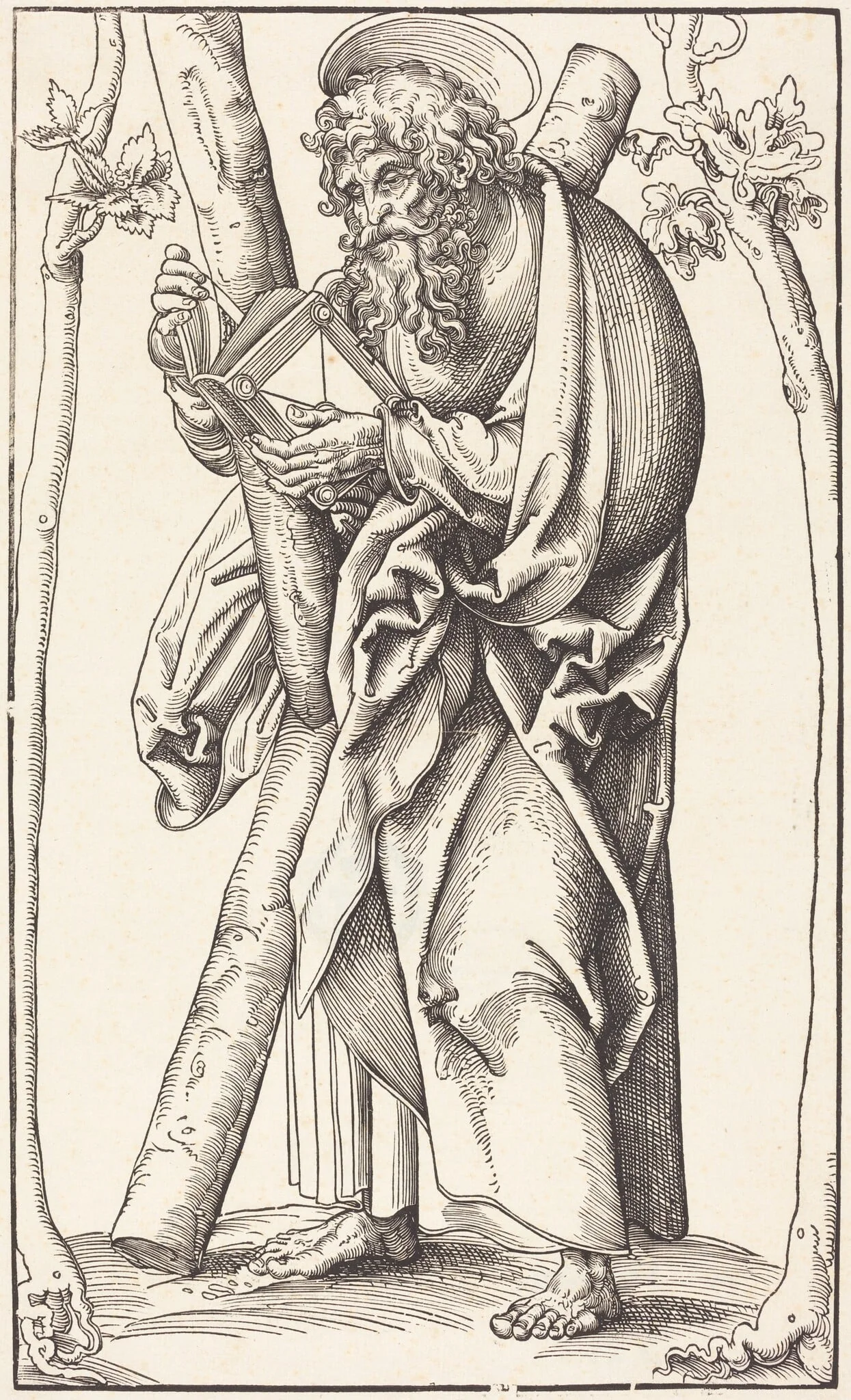 Saint Andrew, by Lucas Cranach the Elder, ink, 1512