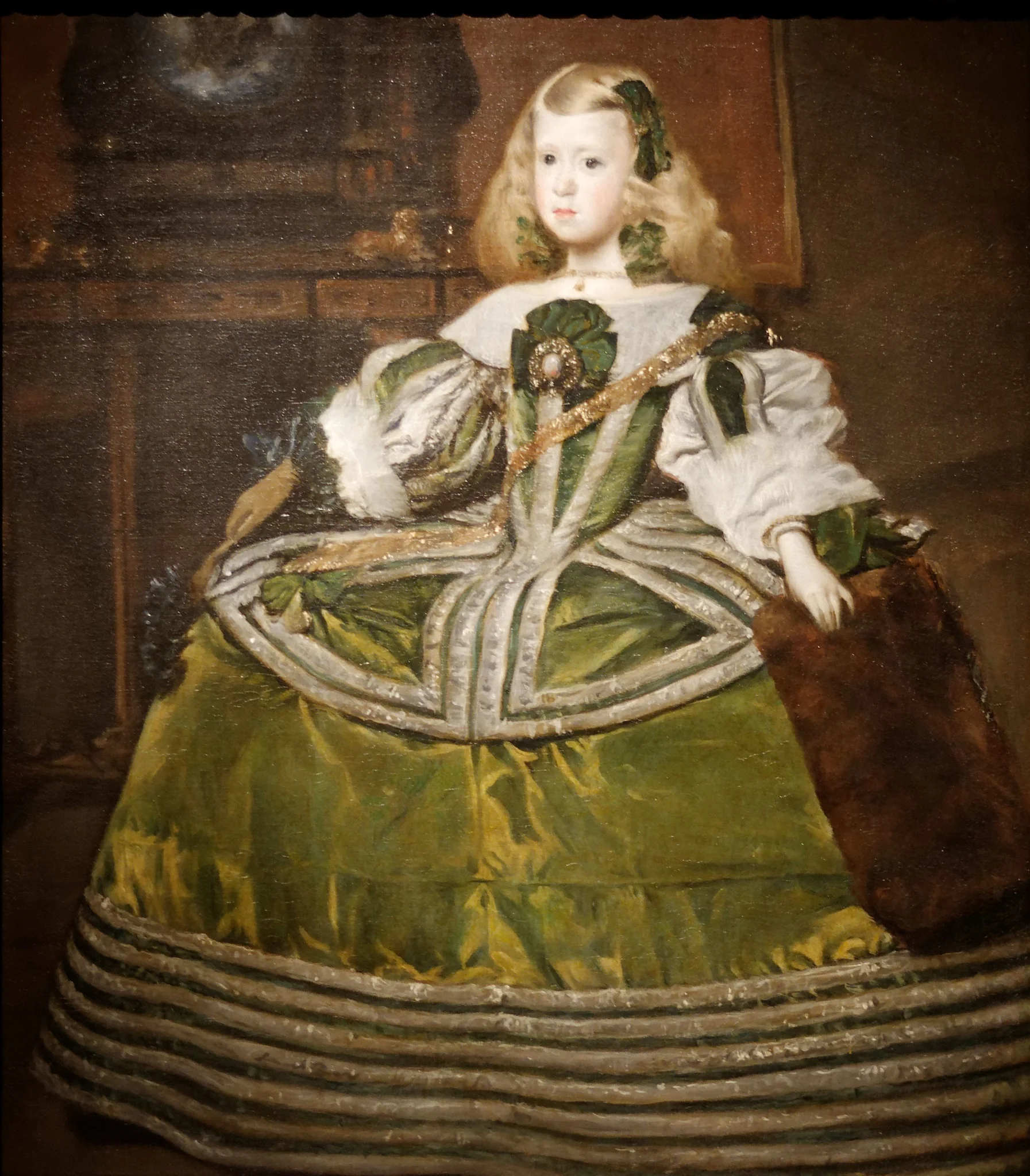 Infanta Margarita Teresa, by Juan Bautista Martínez del Mazo, oil, 1660