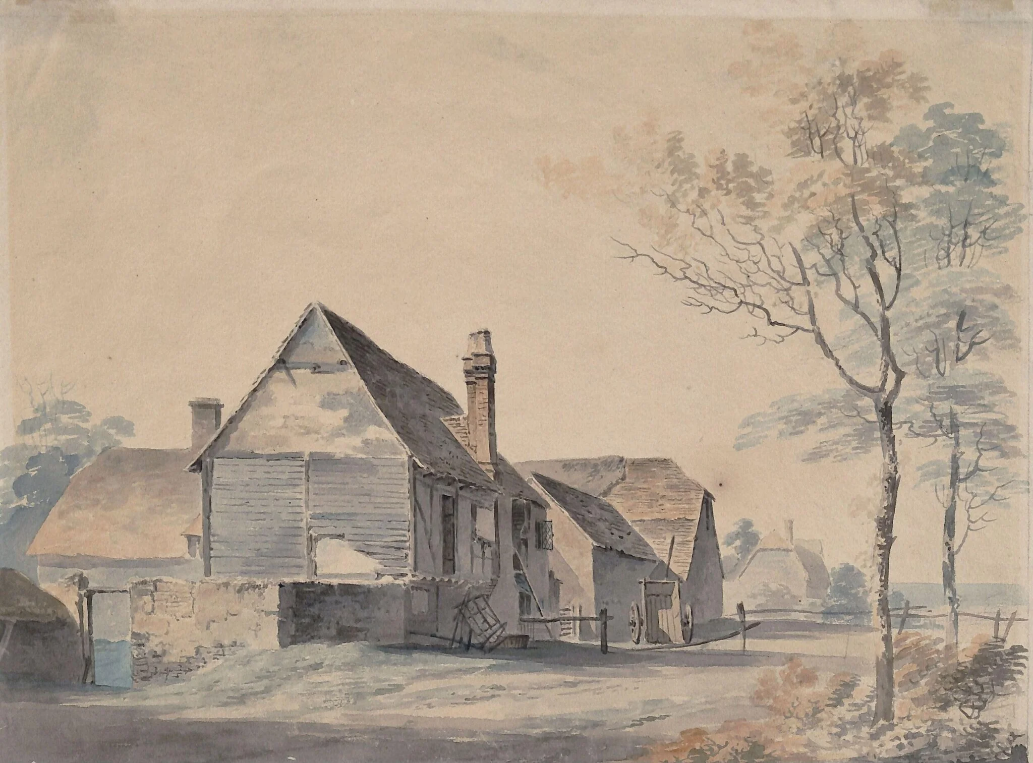 Landscape with Barn