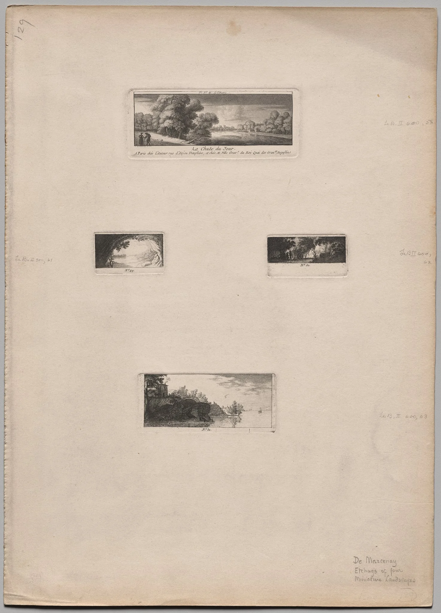 Etchings by Antoine de Marcenay de Ghuy
