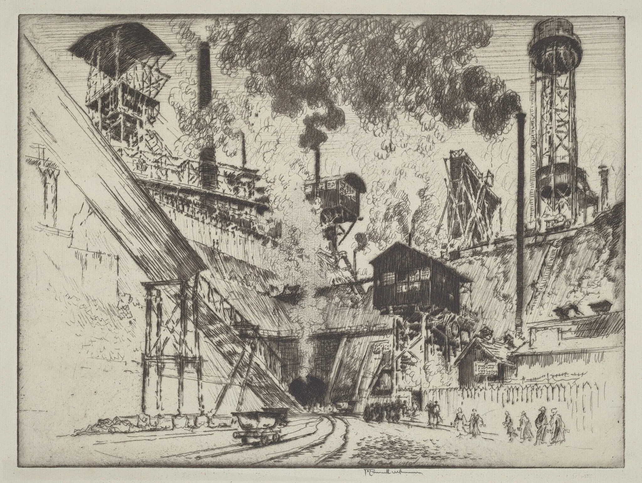 Mouth of the Mine, Ruhrort near Oberhausen