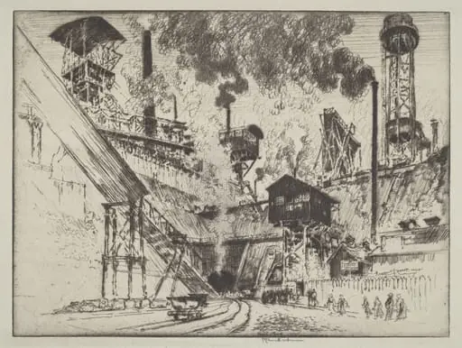 Mouth of the Mine, Ruhrort near Oberhausen