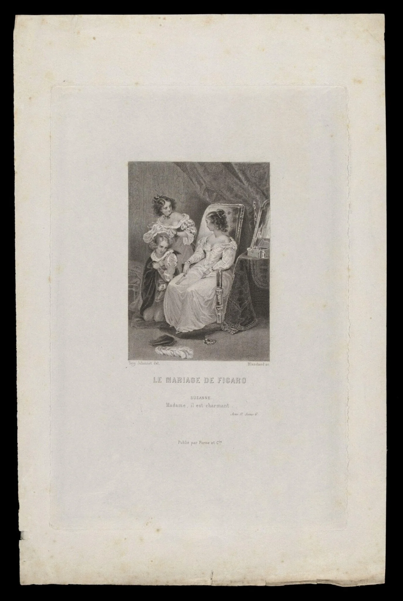 H Beard Print Collection, by Tony Johannot, 1850