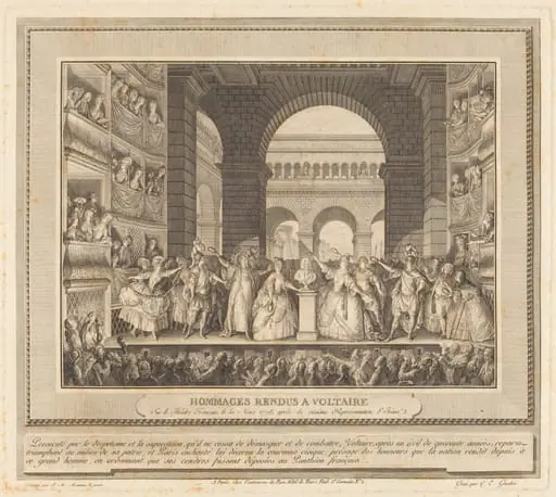 Couronnement de Voltaire (The Crowning of Voltaire)