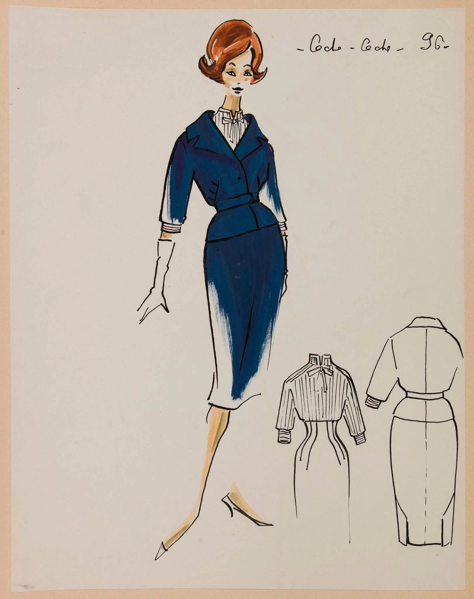 Cache-cache, by Carven, 1958