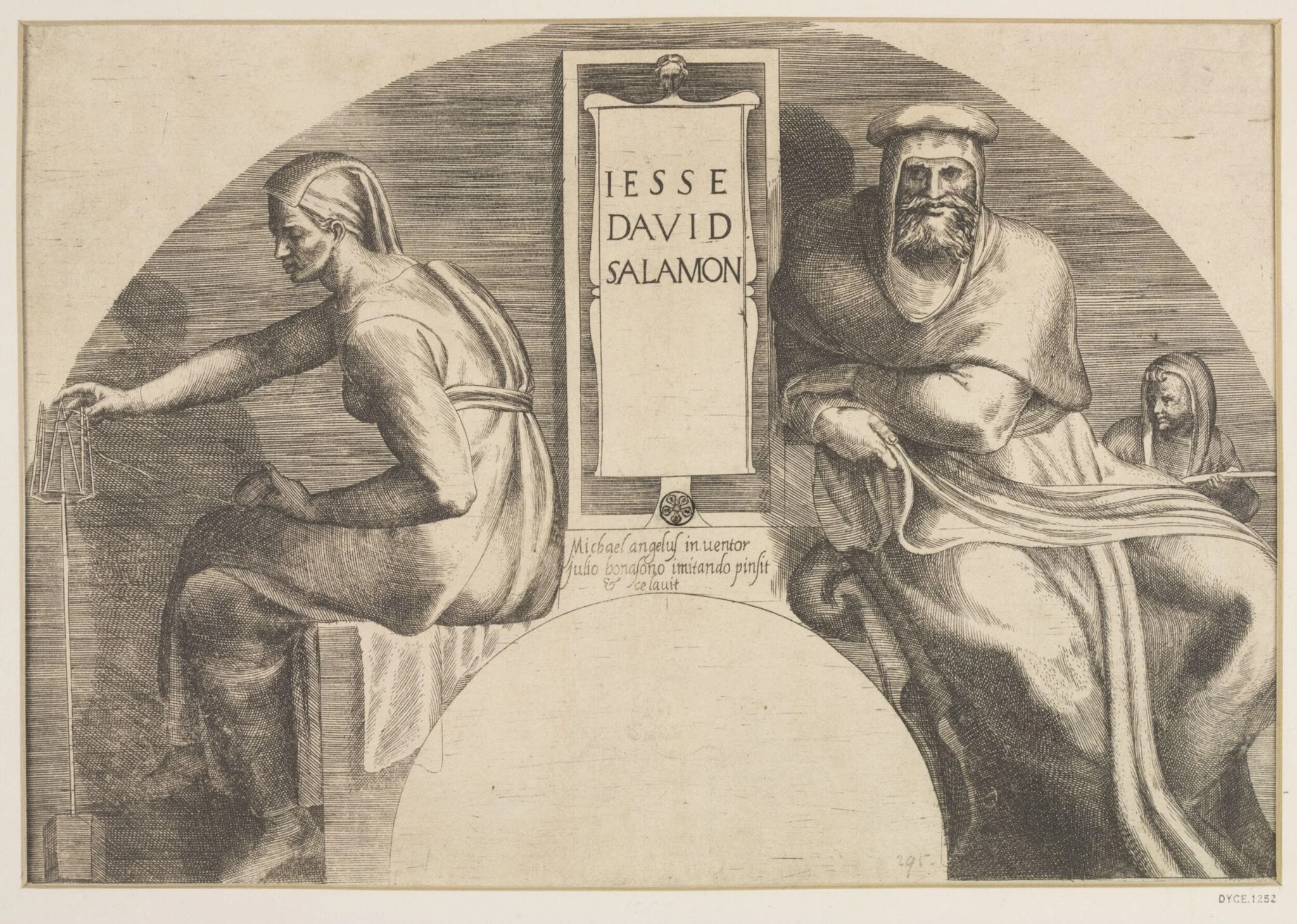 Untitled, by Giulio Bonasone, 1550