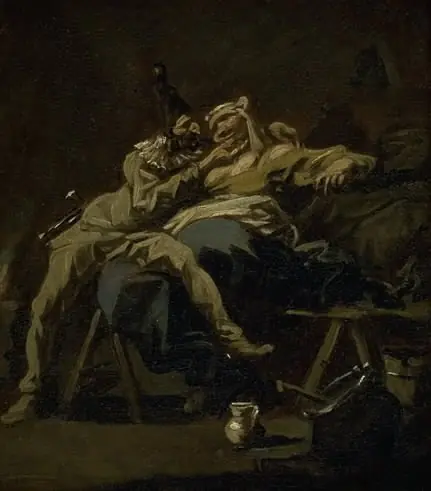Pulcinella and Colombina