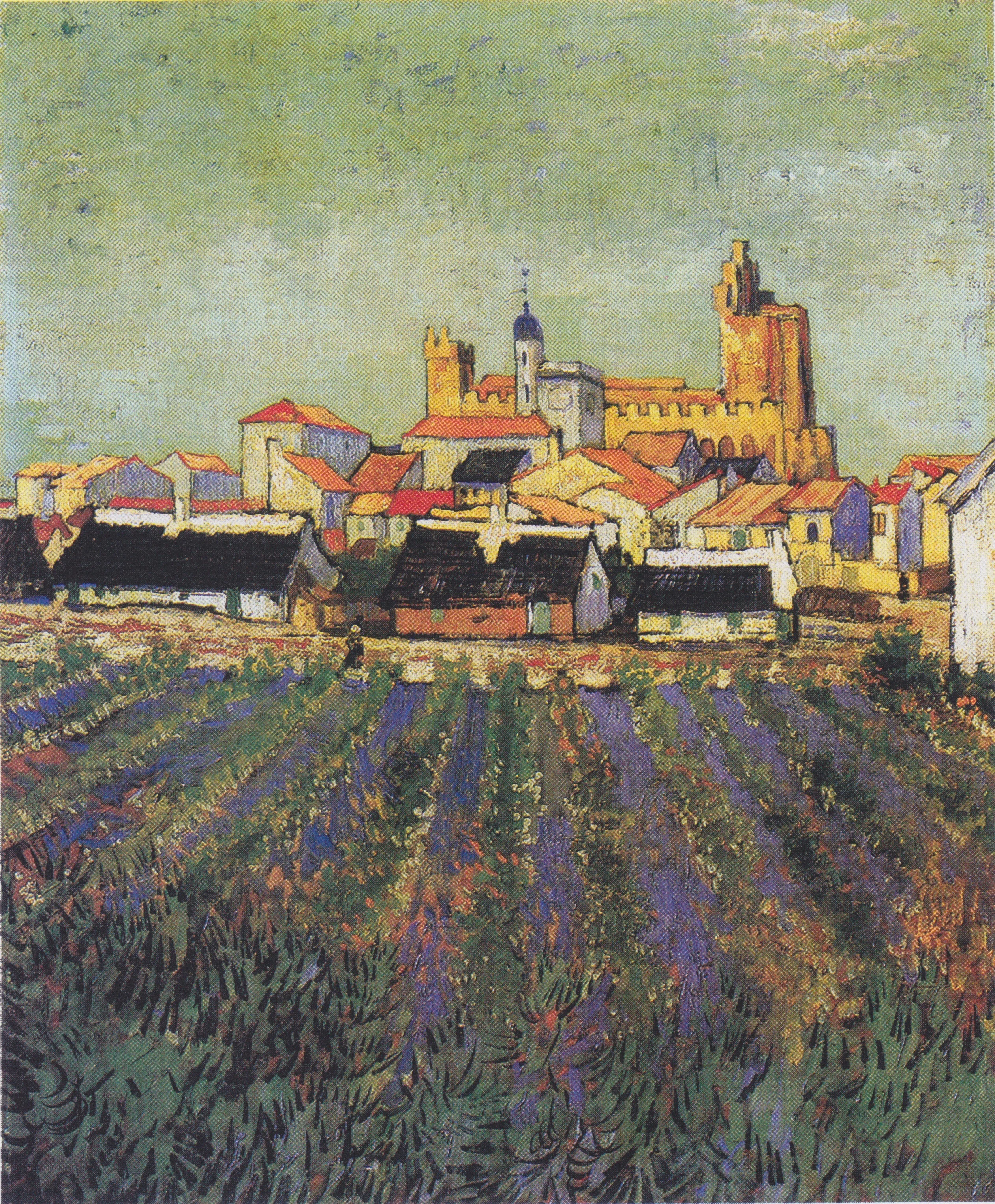 View to Saintes-Maries-de-la-Mer