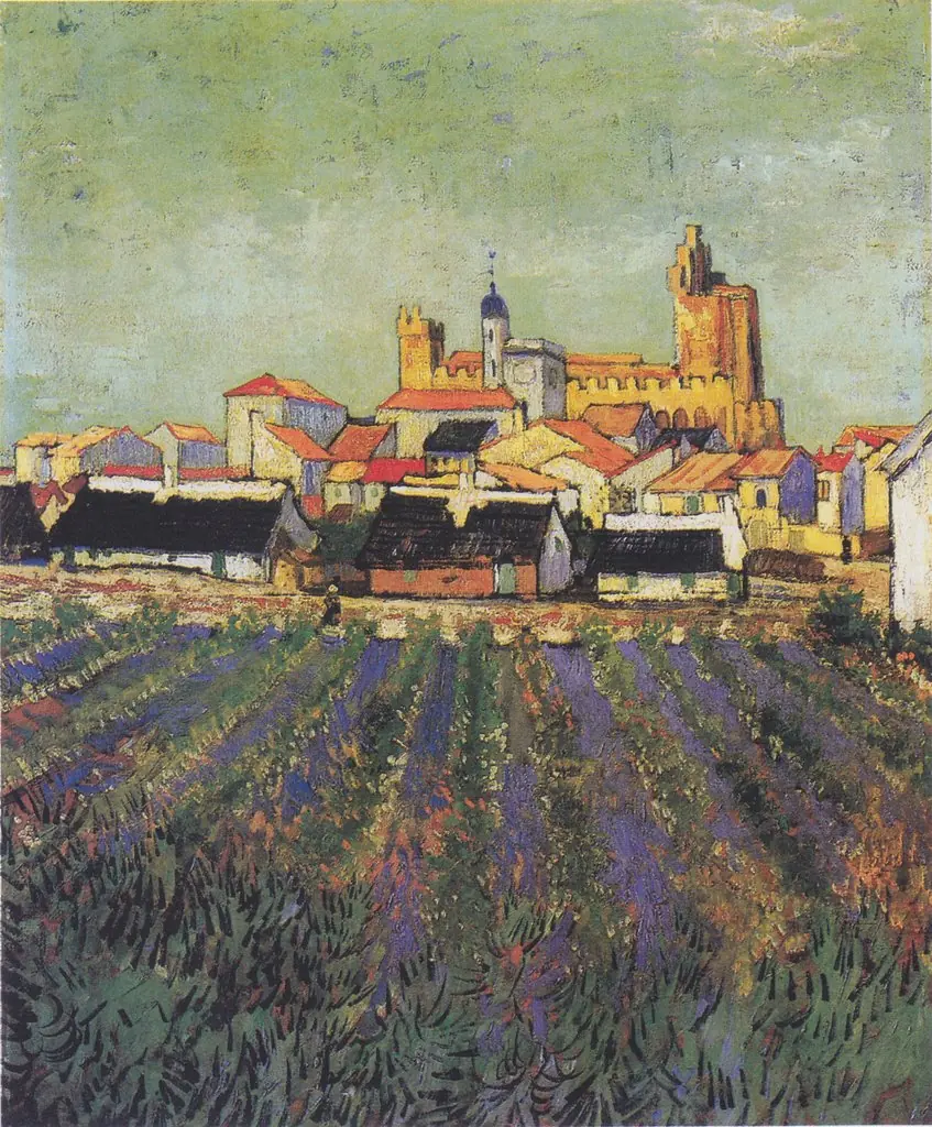 View to Saintes-Maries-de-la-Mer