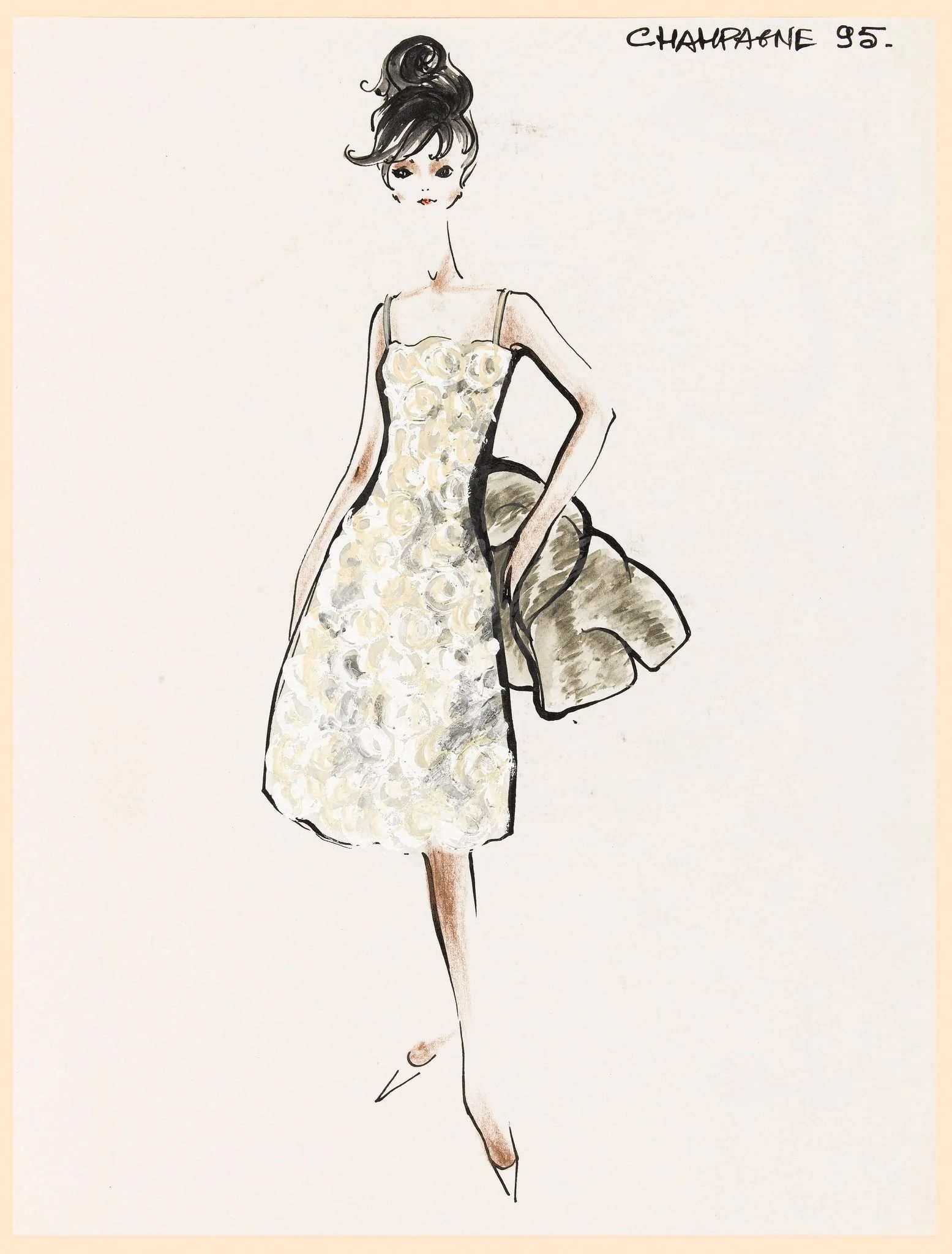 Champagne, by Marie-Louise Carven, 1962