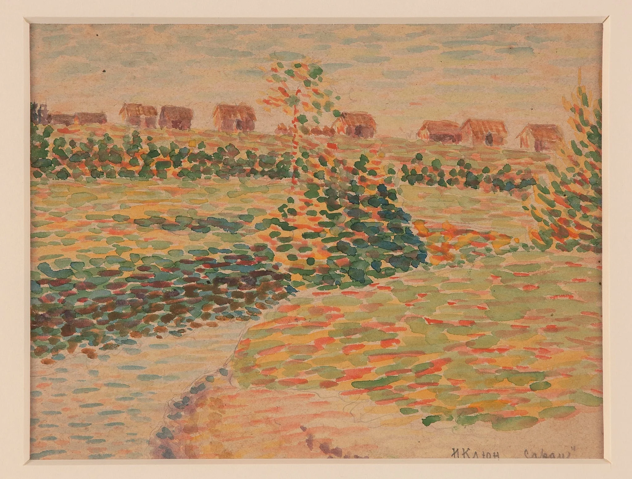 Αχυρώνες, by Ivan Kliun, 1909