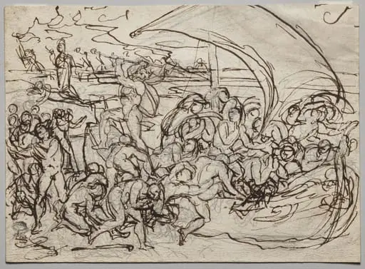 Charon and the Souls of the Dead