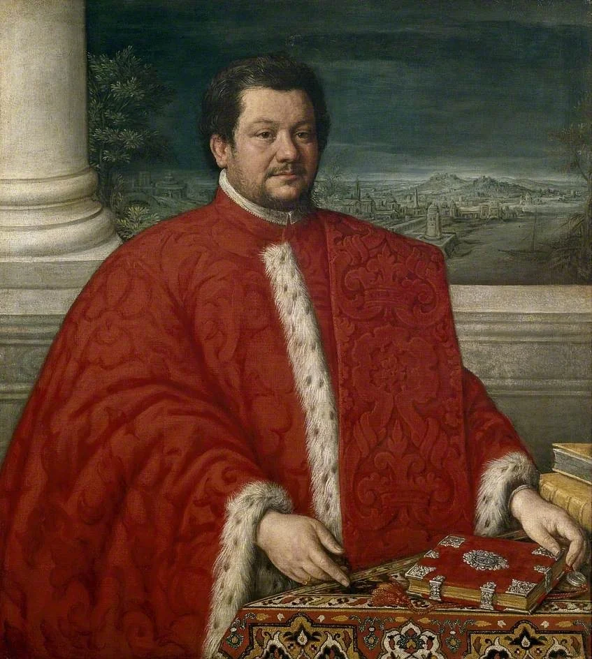 Procurator of San Marco, by Girolamo da Ponte, oil, 1603