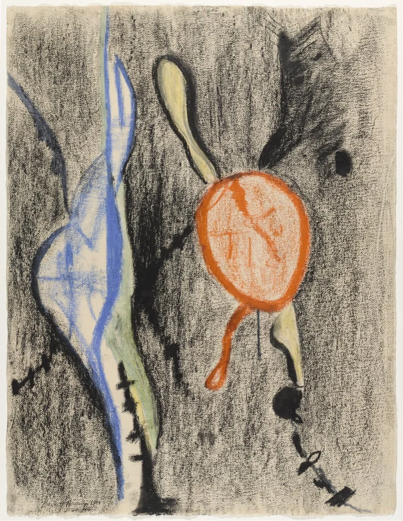 Untitled, by Barnett Newman, oil, 1944