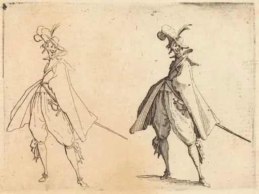 Gentleman in Large Mantle, Front View